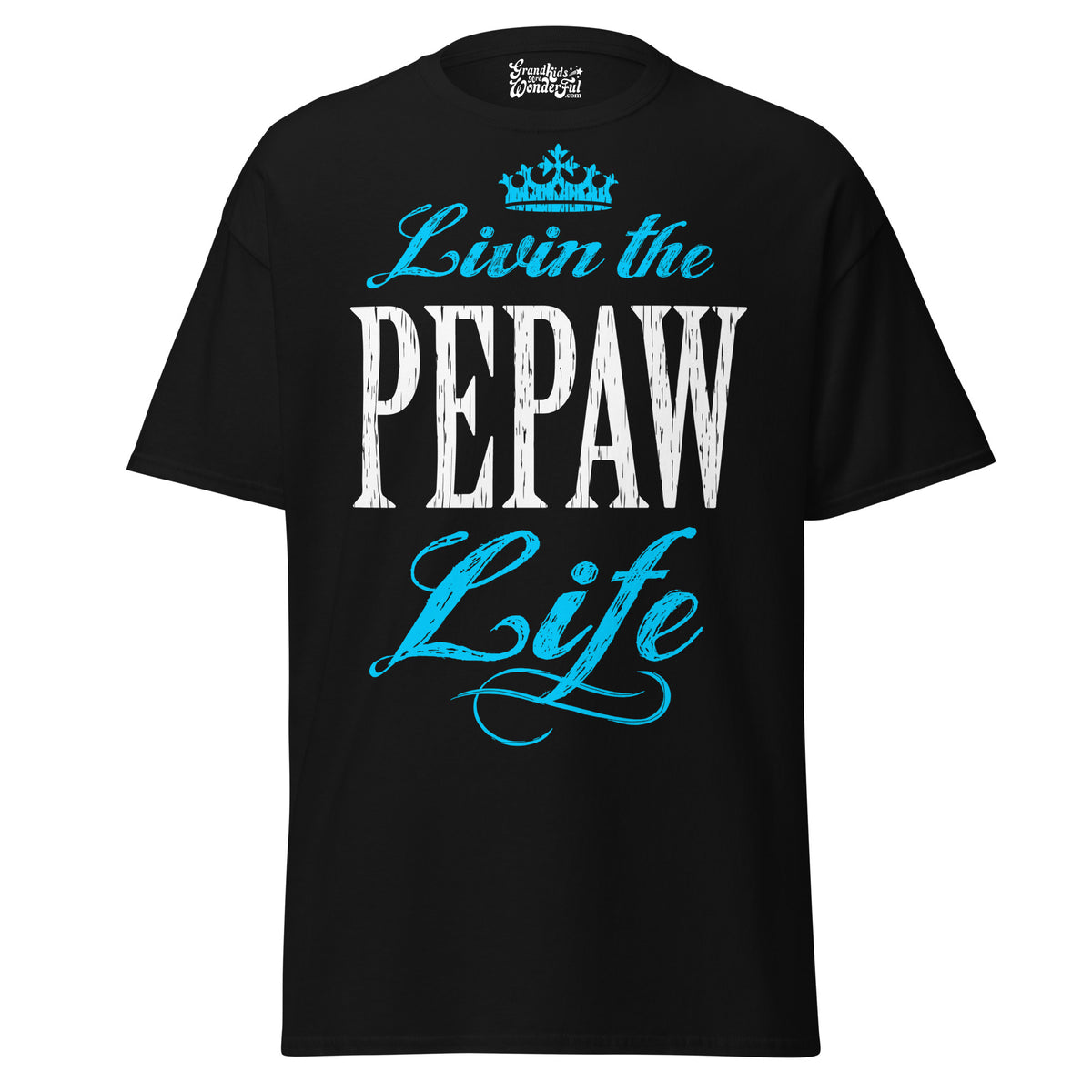 Livin' the PEPAW Life - Unisex classic tee — Black — front view
