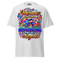 This Memaw Loves Her Grandkids - Unisex classic tee — Ash — front view