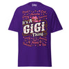 It's a Western Gigi Thing - Unisex classic tee — Purple — front view
