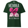 Momma Loves Her Lil Monsters - Unisex classic tee — Forest Green — front view