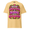 Never Underestimate Nanny - Unisex classic tee — Yellow Haze — front view