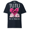 Tutu Loves Her Lil Monsters - Unisex classic tee — Navy — front view