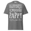 Happiness is Being a Pappy - Unisex classic tee — Graphite Heather — front view