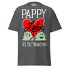 Pappy Loves His Lil Monsters - Unisex classic tee — Dark Heather — front view