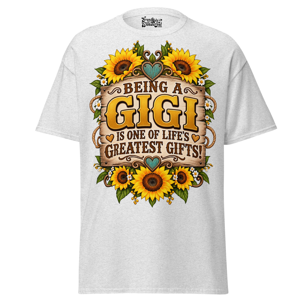 Being a GIGI - Unisex classic tee — Ash — front view