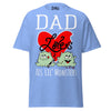 Dad Loves His Lil Monsters - Unisex classic tee — Carolina Blue — front view
