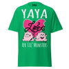 Yaya Loves Her Lil Monsters - Unisex classic tee — Irish Green — front view