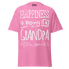 Happiness is Being a Grandpa - Unisex classic tee — Azalea — front view