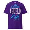 Livin' the ABUELO Life - Unisex classic tee — Purple — front view