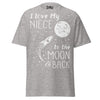 I Love my Niece to the Moon and Back - Unisex classic tee — Sport Grey — front view