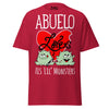 Abuelo Loves His Lil Monsters - Unisex classic tee — Cardinal — front view