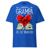 Great-Grampa Loves His Lil Monsters - Unisex classic tee — Royal — front view
