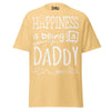 Happiness is Being a Daddy - Unisex classic tee — Yellow Haze — front view