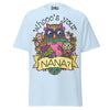 Whooo's Your Nana? - Unisex classic tee — Light Blue — front view