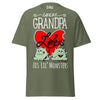 Great-Grandpa Loves His Lil Monsters - Unisex classic tee — Military Green — front view