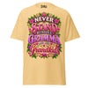 Never Stand Between a Gramma and her Grandkids - Unisex classic tee — Yellow Haze — front view