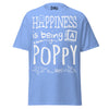 Happiness is Being a Poppy - Unisex classic tee — Carolina Blue — front view