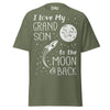 I Love my Grandson to the Moon and Back - Unisex classic tee — Military Green — front view
