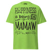 Happiness is Being a Mamaw - Unisex classic tee — Lime — front view
