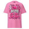 I Love Being GIGI - Unisex classic tee — Azalea — front view