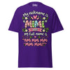 My Nickname is MIMI - Unisex classic tee — Purple — front view