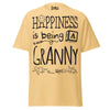 Happiness is Being a Granny - Unisex classic tee — Yellow Haze — front view