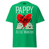 Pappy Loves His Lil Monsters - Unisex classic tee — Irish Green — front view