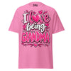 I Love Being GRANDMA - Unisex classic tee — Azalea — front view