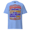 Being GREAT-GRANDMA Means - Unisex classic tee — Carolina Blue — front view