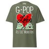 G-Pop Loves His Lil Monsters - Unisex classic tee — Military Green — front view