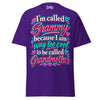 I'm Called GRAMMY - Unisex classic tee — Purple — front view