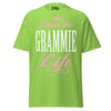 Livin' the GRAMMIE Life - Unisex classic tee — Lime — front view