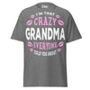 I'm that Crazy GRANDMA - Unisex classic tee — Graphite Heather — front view