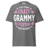 I'm that Crazy GRAMMY - Unisex classic tee — Graphite Heather — front view