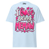 I Love Being MEMAW - Unisex classic tee — Light Blue — front view