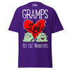 Gramps Loves His Lil Monsters - Unisex classic tee — Purple — front view