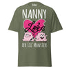 Nanny Loves Her Lil Monsters - Unisex classic tee — Military Green — front view