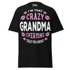 I'm that Crazy GRANDMA - Unisex classic tee — Black — front view
