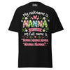 My Nickname is NANNA - Unisex classic tee — Black — front view