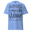 Happiness is Being a Grammy - Unisex classic tee — Carolina Blue — front view