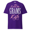 Livin' the GRAMS Life - Unisex classic tee — Purple — front view