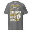 Mommy Knows a Lot But Grandma Knows Everything - Unisex classic tee — Graphite Heather — front view