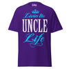 Livin' the UNCLE Life - Unisex classic tee — Purple — front view