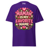 Mamaw is My Favorite Name - Unisex classic tee — Purple — front view