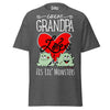 Great-Grandpa Loves His Lil Monsters - Unisex classic tee — Dark Heather — front view