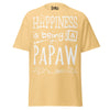 Happiness is Being a Papaw - Unisex classic tee — Yellow Haze — front view