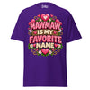 Mawmaw is My Favorite Name - Unisex classic tee — Purple — front view