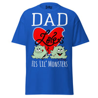 Dad Loves His Lil Monsters - Unisex classic tee — Royal — front view