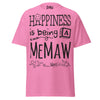 Happiness is Being a Memaw - Unisex classic tee — Azalea — front view