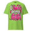 I Love Being GIGI - Unisex classic tee — Lime — front view